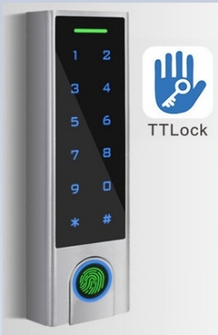 Khóa cửa vân tay điều khiển qua app điện thoại cho cửa cuốn và cửa cổng LK-15A