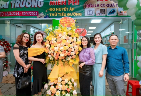 VH medipharm mừng khai trương Hệ thống nhà thuốc sao Mai - Cơ sở thứ 18 tại Thành Phố Thái Bình