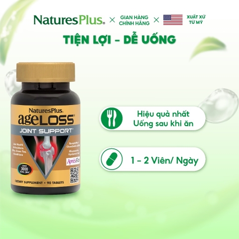 Ageloss joint support giảm đau nhức thoái hóa khớp