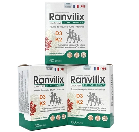 Thuốc tăng chiều cao Ranvilix giá bao nhiêu?