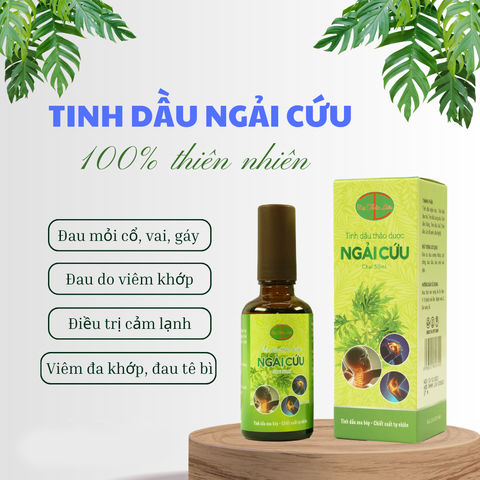 Tinh dầu ngải trị liệu đau xương khớp