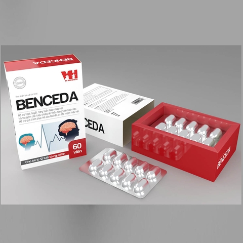 Thực phẩm chức năng bổ sung máu lên não BENCEDA hộp 60 viên