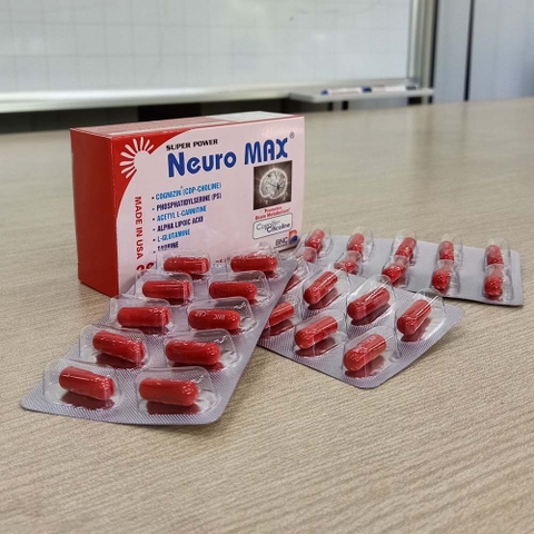 Bổ não Super Power Neuro Max giảm suy nhược thần kinh, mất ngủ lo âu