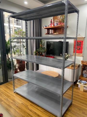 Kệ sắt v lỗ 5 tầng TP6015