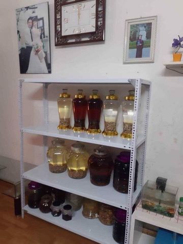 Kệ sắt  v lỗ 4 tầng TP6010