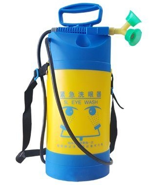 Bình rửa mắt khẩn cấp 5 lít Hàng Chuẩn có đồng hồ áp suất