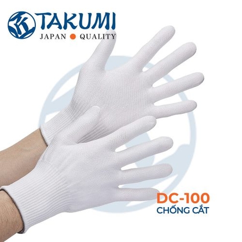 Găng tay dệt kim chống cắt Takumi DC-100