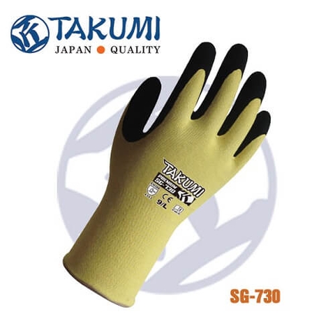Găng Tay Bảo Hộ Chống Cắt cấp độ 3 TAKUMI SG-730