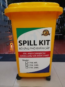 Bộ ứng cứu nhanh dầu và hóa chất tràn vãi .Model: CSK120L
