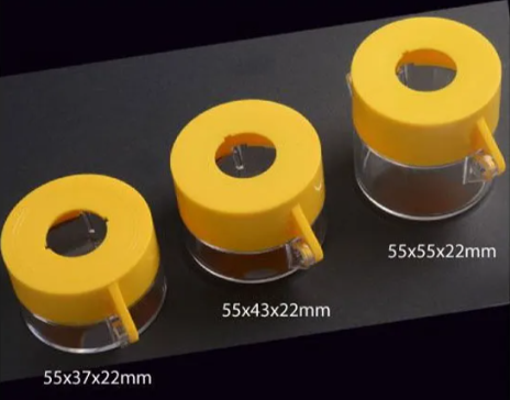 Chụp nhựa bảo vệ nút nhấn, công tắc dừng khẩn 55x43x30mm và 55x43x25mm hoặc 55x43x22mm