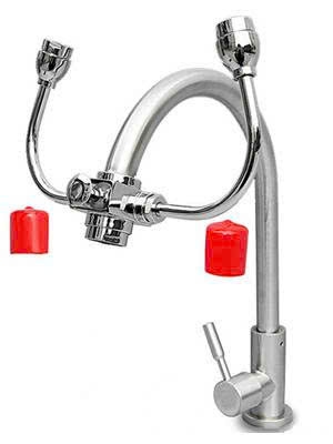 Vòi rửa mắt khẩn cấp kết hợp rửa tay