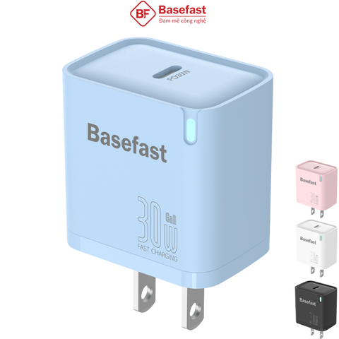 Củ sạc nhanh 30W 1C - Công nghệ GAN chống quá tải nhiệt Basefast B31