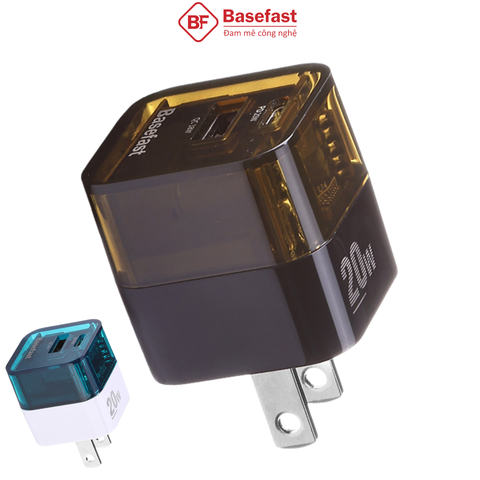 Củ sạc nhanh PD 20W 2 Cổng U+C - Basefast S20