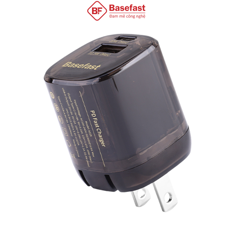 Củ sạc nhanh 22.5W 2 cổng U+C - Basefast S25