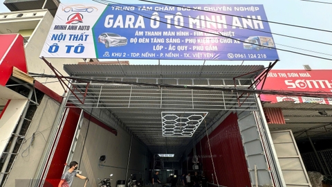 Trung tâm chăm sóc xe Minh Anh - Thị trấn Nếnh, Việt Yên, Bắc Giang