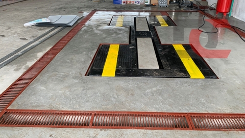 Hướng dẫn làm rãnh thoát nước - ống thoát sàn trung tâm chăm sóc xe