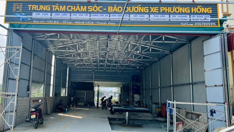 Trung tâm chăm sóc - bảo dưỡng xe Phương Hồng - Nông Cống, Thanh Hoá