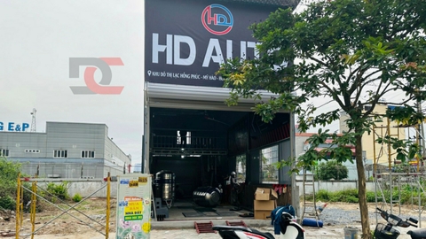 Lắp đặt trung tâm chăm sóc xe Mỹ Hào - Hưng Yên