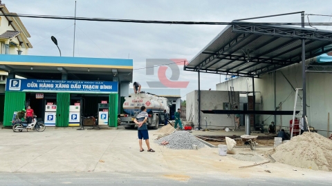 Trung tâm chăm sóc xe kết hợp cây xăng Thạch Bình - Nho Quan, Ninh Bình