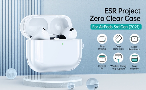 Ốp Trong Suốt TPU Mềm AirPods 3 Chính Hãng ESR