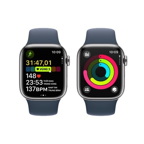 Apple Watch Series 9 Thép (GPS + Cellular) | Sport band