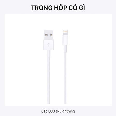 Dây sạc Apple USB-A to Lightning (1m) - Hàng chính hãng