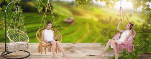 Xích đu cotton swing kinh bắc