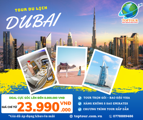 TOUR DU LỊCH DUBAI CAO CẤP 5N4Đ