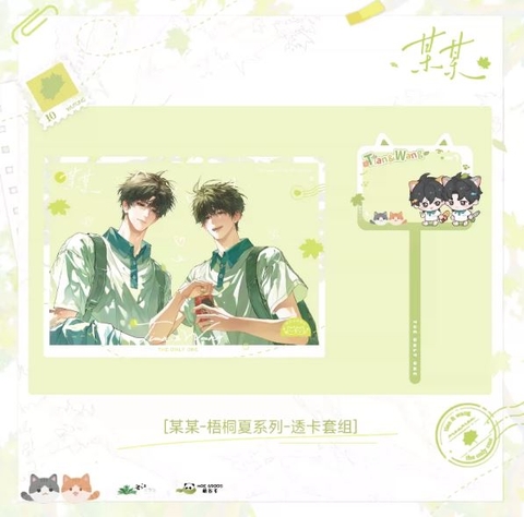 Bộ card arcylic Mỗ mỗ chính hãng Mẫu 2