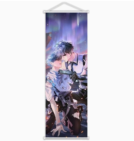 Tranh treo tường Cây nấm nhỏ 25*75cm Mẫu 1