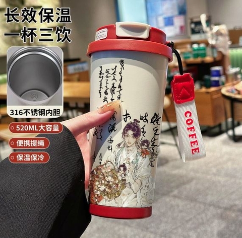 Cốc giữ nhiệt Thiên quan tứ phúc Mẫu 18