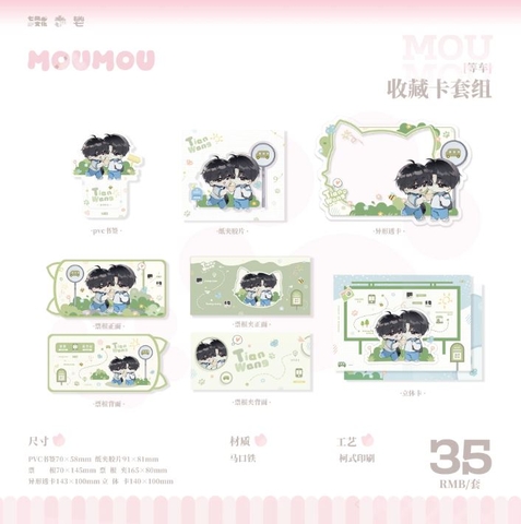 Bộ card arcylic Mỗ mỗ chính hãng Mẫu 4