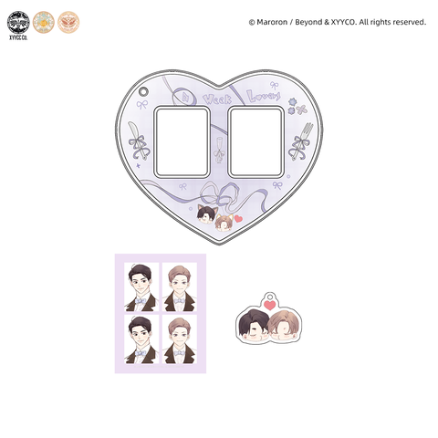 Thiệp cưới pvc Tình nhân 4 tuần chính hãng Mẫu 1