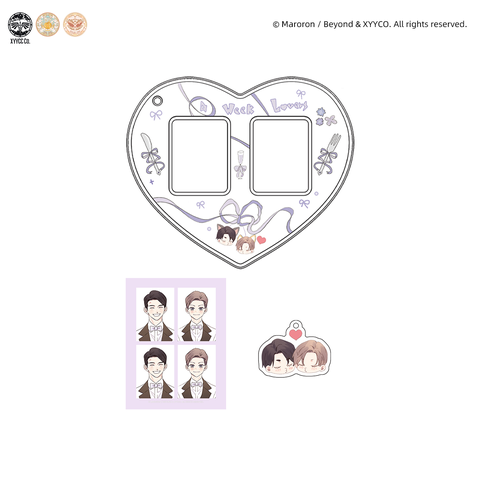 Thiệp cưới pvc Tình nhân 4 tuần chính hãng Mẫu 2