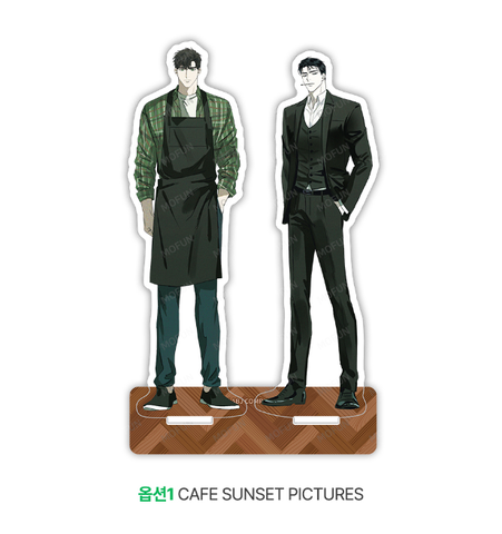 Standee Dưới ánh đèn xanh chính hãng Mẫu 1