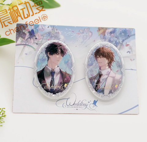 Huy hiệu Tan học đợi tôi chính hãng Mẫu 3