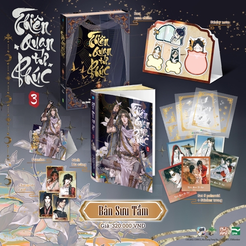 Combo Truyện tranh Thiên quan tứ phúc Tập 3 [BẢN SƯU TẦM+ ĐẶC BIỆT]