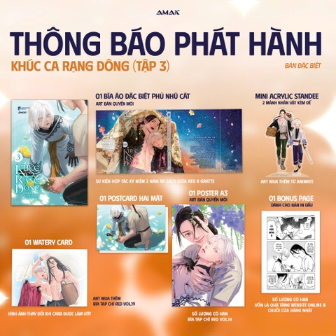 Truyện tranh KHÚC CA RẠNG ĐÔNG - TẬP 3 (BẢN ĐẶC BIỆT)