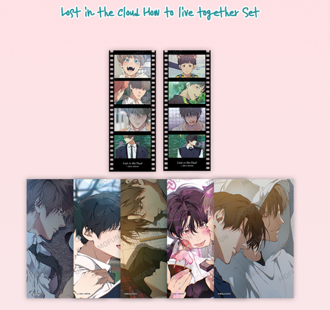 Set card sống chung Lạc giữa tầng mây chính hãng mẫu 1