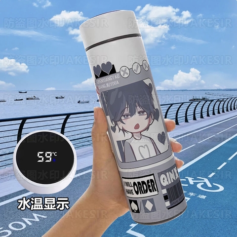 Bình giữ nhiệt Tôi muốn làm một kẻ đại xấu xa có thể đo nhiệt độ Mẫu 2