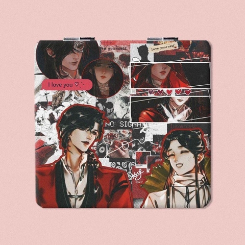 Gương cầm tay Thiên quan tứ phúc Mẫu 8