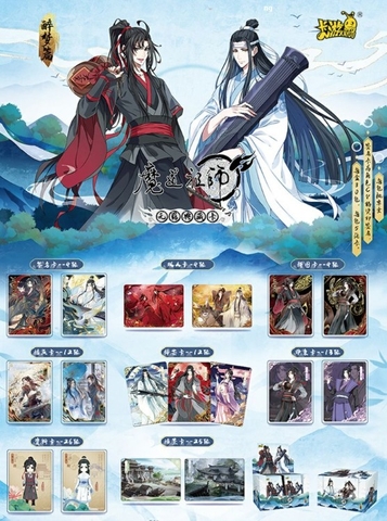 Pack card Nhân phẩm Ma đạo tổ sư - Màu xanh