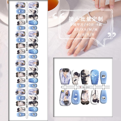 Móng tay Ngụy trang học tra Mẫu 1