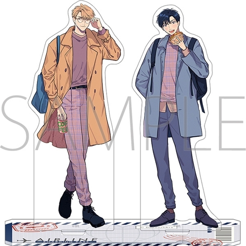 Standee Saishuu Densha no Koibitotachi chính hãng Mẫu 1 chính hãng Mẫu 1