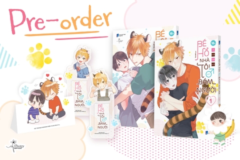 Truyện tranh - Bé Hổ Nhà Tôi Rất Bám Người (Combo 2 Tập)