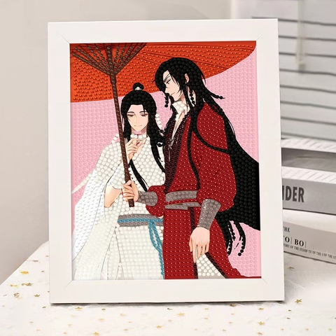 Tranh đính đá Thiên quan tứ phúc Mẫu 3