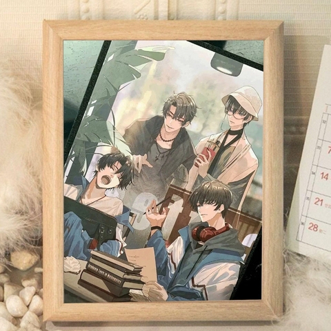 Khung ảnh Ngụy trang học tra 17*21cm Mẫu 14