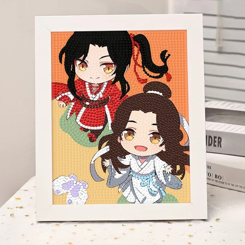 Tranh đính đá Thiên quan tứ phúc Mẫu 4