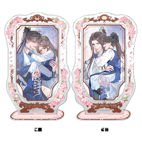 Standee Husky và sư tôn mèo trắng của hắn chính hãng Mẫu 30