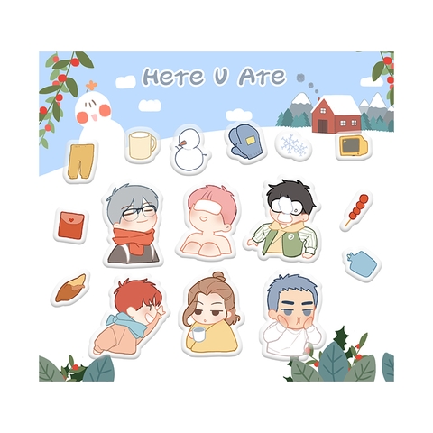 Sticker Here you are Mẫu 5 - HÀNG CHÍNH HÃNG